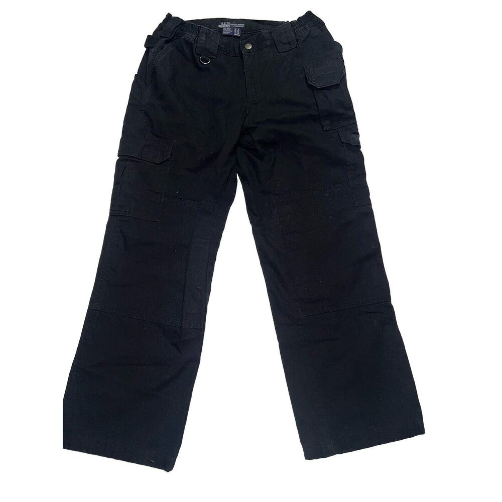 5.11 Tactical Series Cargo Pants Womens Size 8 Regular Black Style 64358 Outdoor